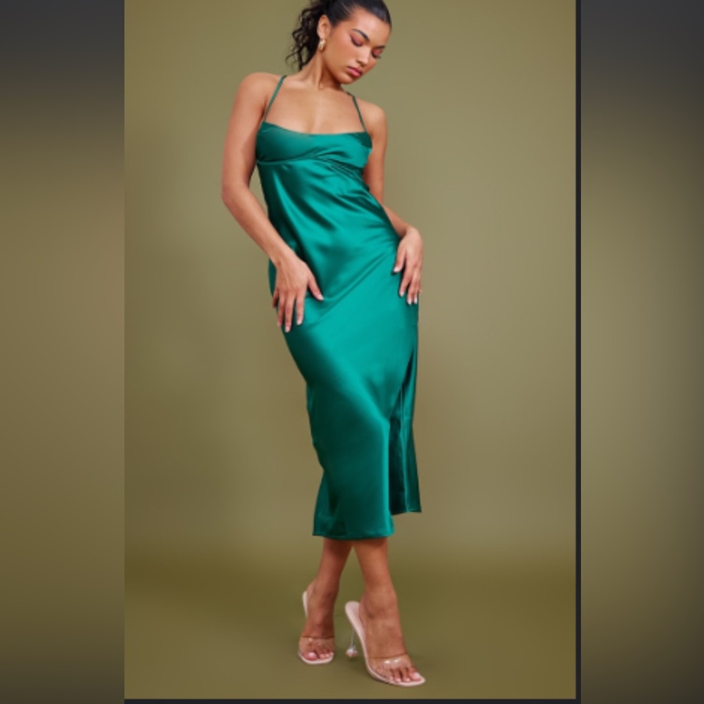 Emerald green Pretty little thing dress